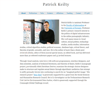 Tablet Screenshot of patrickkeilty.com